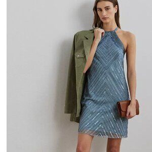 Embroidered ralph lauren mini dress